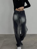Low Rise Washed Loose-Fit Baggy Jeans - HouseofHalley