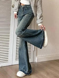Vintage High Rise Flare Jeans - HouseofHalley