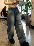 Mid Rise Washed Wide Leg Jeans - HouseofHalley