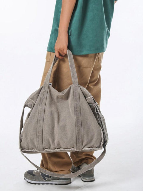 Canvas Burr Large Capacity Crossbody Bag - HouseofHalley