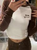 Contrast Color Embroidery Embellished Slim Long Sleeve Knit - HouseofHalley