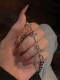 Double Layered Tag Star Charm Bracelet - HouseofHalley