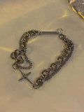 Double Layered Tag Star Charm Bracelet - HouseofHalley