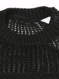 One Shoulder Cutout Ultra Short Crochet Top - HouseofHalley