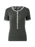 Slim Solid Color V Neck Knit Top - HouseofHalley