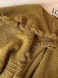 Solid Color Big Lapel Neck Tassel Trim Cardigan - HouseofHalley