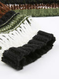 Stripe Cutout Short Crochet Top
