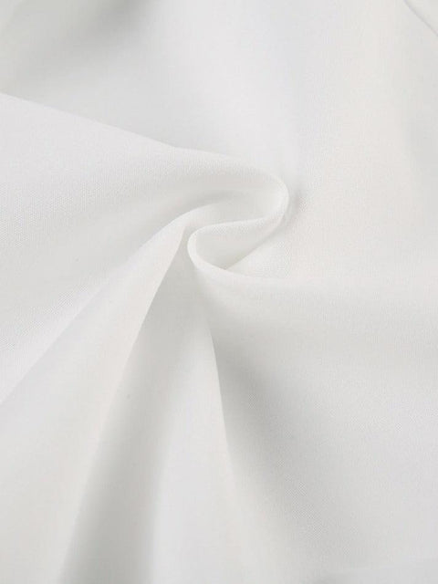 White Loose Thin Cardigan Long Sleeve Blouse - HouseofHalley